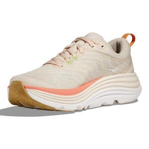 Hoka Shoes Gaviota 5 Vanilla Eggnog Lace Up Sneakers
